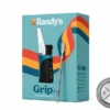 Randy's Grip Plus concentrate vaporizer retail packaging with included dab tool