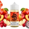 Rebirth Zen Haus nectarine raspberry apple vape juice with fresh fruit.