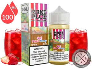 Red Punchberry THE STND by MRKT PLCE 100ml vape juice with ruby red fruit punch and berry drink.