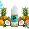 Serenity Zen Haus Salt mango pineapple coconut nicotine salt with fresh tropical fruit.