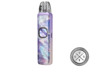 Aurora Feathers refillable pod vape with colorful feather-style finish