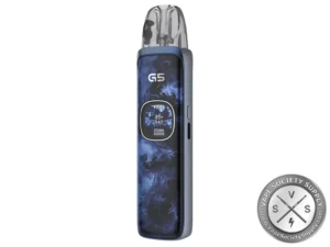 Navy Ripples portable vape kit with textured blue ripple design