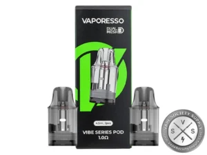 Vaporesso VIBE Replacement Pods 2PK 1.0 ohm Dual Mesh