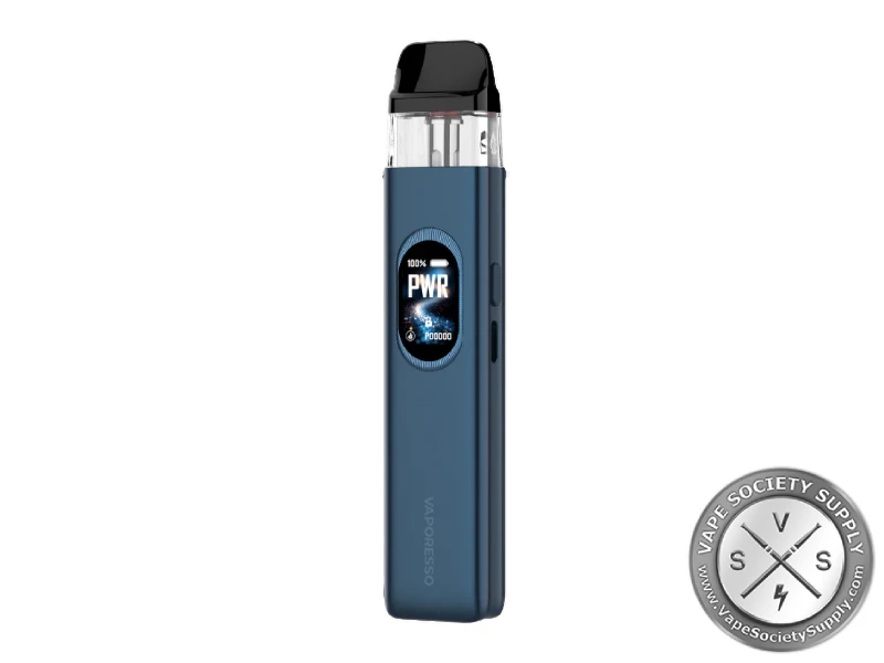 Vaporesso XROS 6 Kit Abyssal Blue refillable pod vape with TFT display and 1800mAh battery
