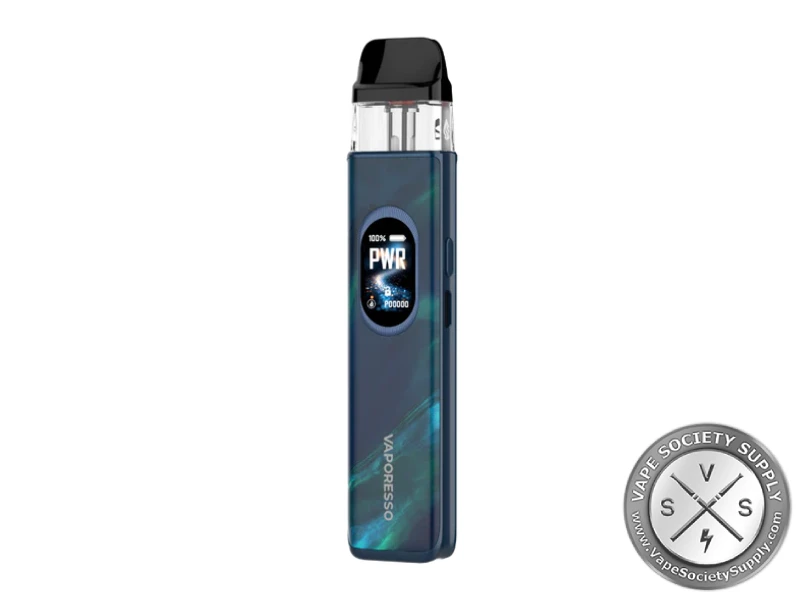 Vaporesso XROS 6 Kit Aurora Blue pod system with TFT screen and refillable mesh pod