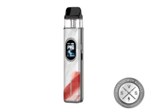Vaporesso XROS 6 Kit Scorching Cloud pod system with artistic red and white finish