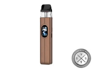 Vaporesso XROS 6 Kit Silk Brown refillable pod vape with satin brown finish