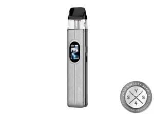 Vaporesso XROS 6 Kit Silk Gray pod system with TFT display and 30W output