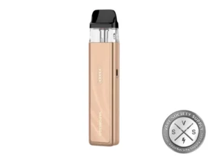 Vaporesso XROS 6 MINI Pod System in Brown with 1600mAh battery and XROS pod compatibility.