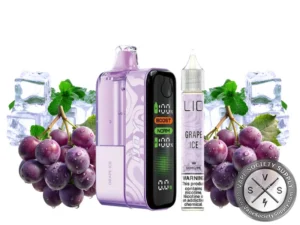 iJOY XP100k Puff Disposable kit + 15ml Bottle Grape ice