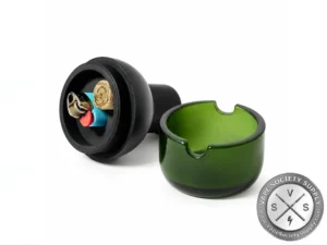 NWTN Home Beacon lighter holder and ashtray showing hidden storage compartment