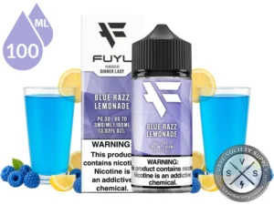 Blue Razz Lemonade FUYL By Dinner Lady 100ml blue raspberry lemonade vape juice