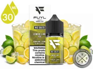 Lemon Lime Ice FUYL By Dinner Lady Salt 30ml iced citrus nicotine salt e-liquid
