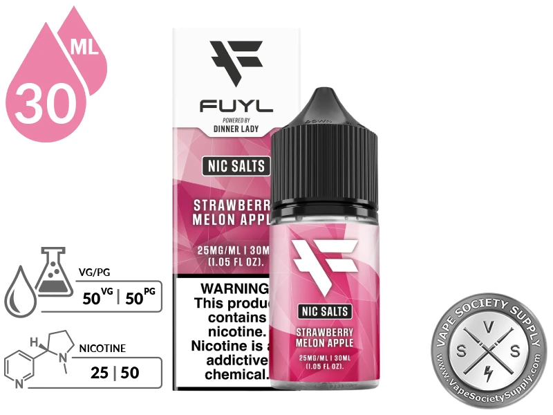 Strawberry Melon Apple FUYL By Dinner Lady Salt