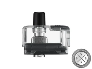 Clear pod side profile with visible rebuildable chamber