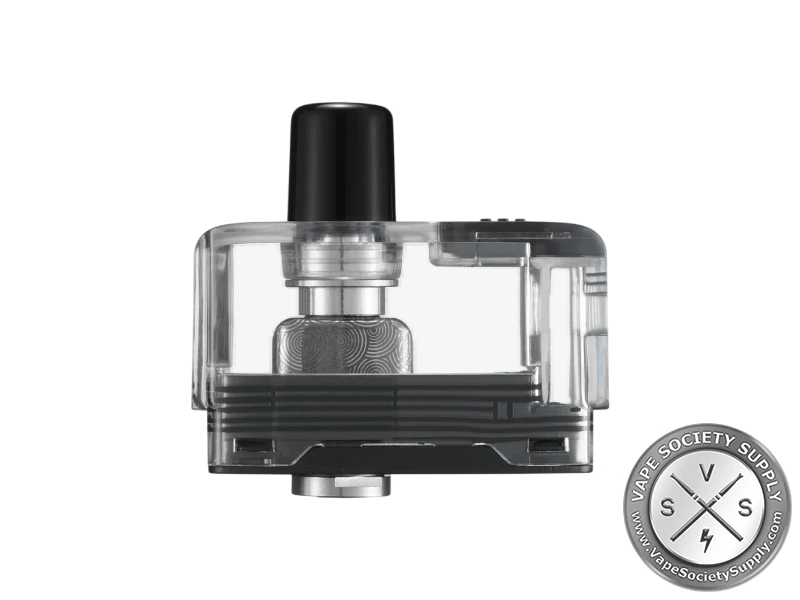 Clear pod side profile with visible rebuildable chamber