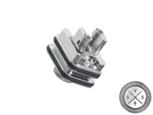 Top view of single coil rebuildable pod deck