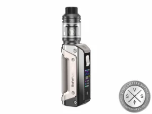 GeekVape Aegis Solo 3 Built-In Battery Starter Kit in Dark Grey with 100W adjustable output.