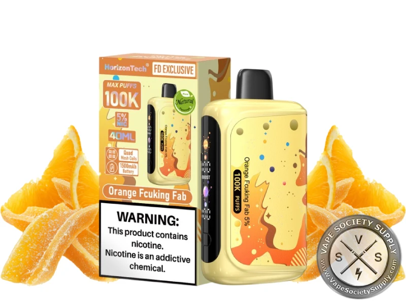 HorizonTech 100K Disposable _ 100K Puffs Orange Fcuking Fab