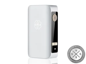 dotMod dotBox 220W V2 Box Mod in Silver with 220W output and 1.08-inch color display.