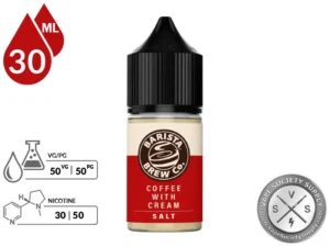 Coffee with Cream Barista Brew Salt 50VG 50PG 30mg 50mg