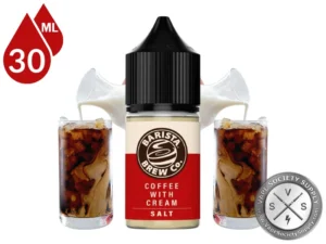 Coffee with Cream Barista Brew nicotine salt coffee flavor