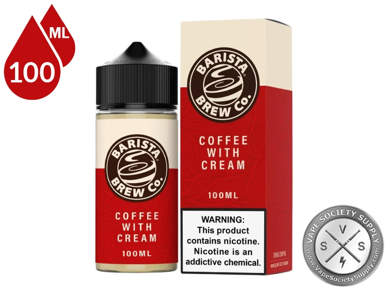 Coffee with Cream Barista Brew Co. 100mL bottle and box