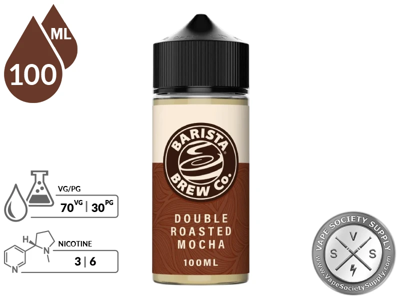 Double Roasted Mocha Barista Brew Co. 70VG 30PG e-liquid