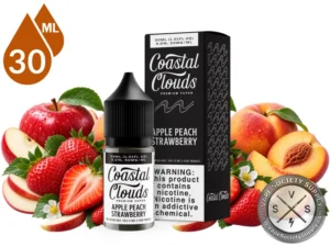 Apple Peach Strawberry Coastal Clouds Salt 30ml product image