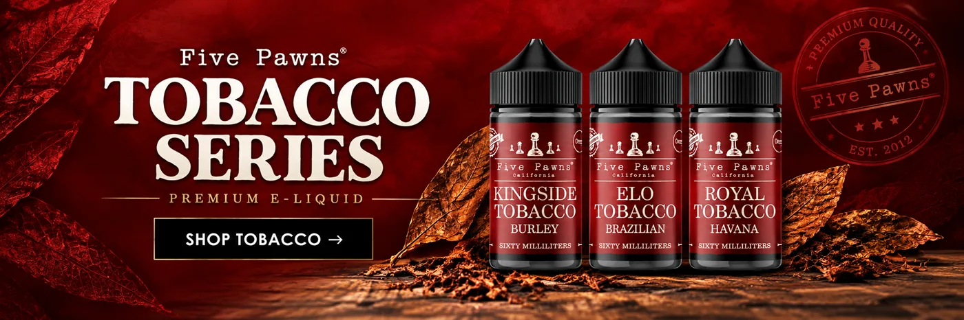 Five Pawns Tobacco Series Premium E-Liquid