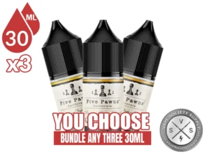 Five Pawns Vape Juice Bundle 3x30ml (90ml) bundle selection