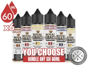 Royal Tobacco E-Juice Bundle 6x60ml (360ml)