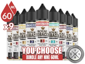 Royal Tobacco E-Juice Bundle 9x60ml (540ml)