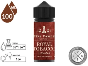 Five Pawns e-liquid bottle and product details