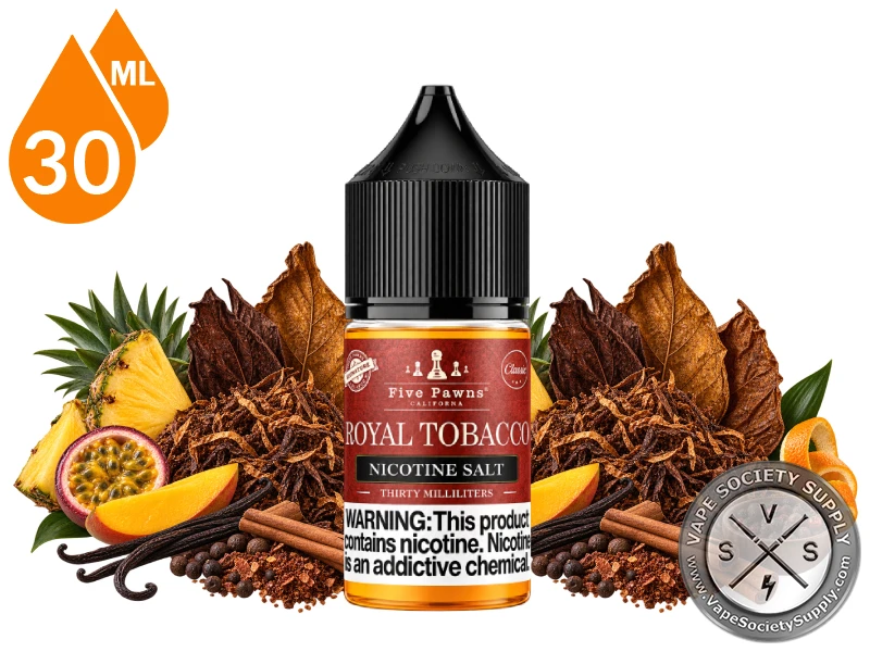 Royal Tobacco Five Pawns Salt 30ml product image