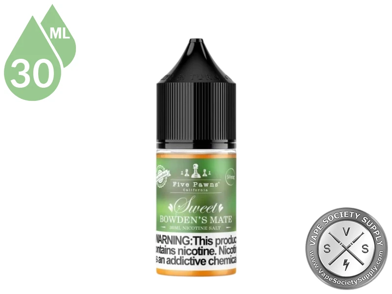 Sweet Bowden’s Mate Five Pawns Salt 30ml bottle