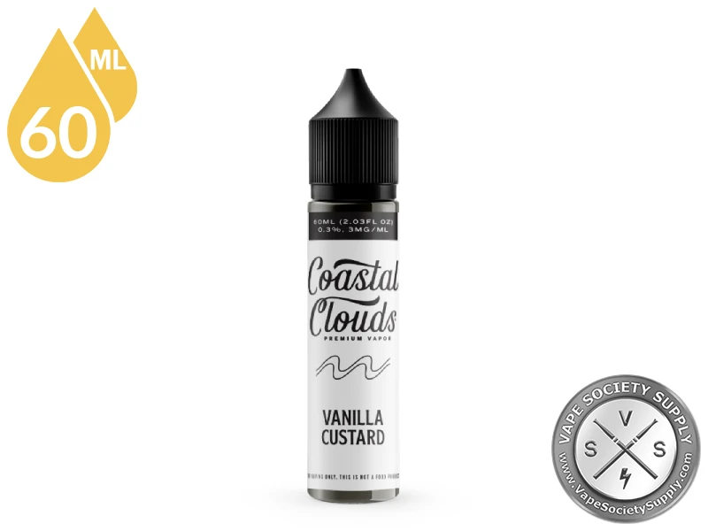 Vanilla Custard Coastal Clouds 60ml bottle