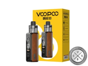 VooPoo Drag S3 3000mAh Pod System Starter Kit Brown
