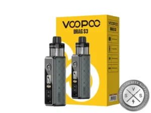 VooPoo Drag S3 3000mAh Pod System Starter Kit MEtal Gray