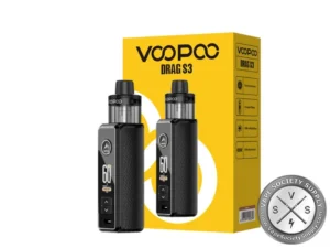 VooPoo Drag S3 3000mAh Pod System Starter Kit Spray Black