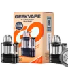 GeekVape GO 0.8Ω dual mesh cartridge box with two clear replacement pods
