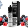 Mixed Berries Coastal Clouds 60ml bottle and box with blackberries, raspberries and blueberries