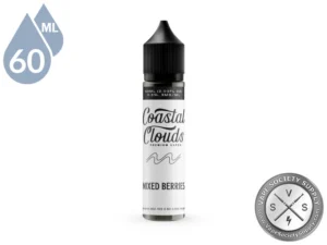 Mixed Berries Coastal Clouds 60ml bottle, front label