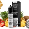 Strawberry Pineapple Coconut Coastal Clouds 60ml bottle and box with strawberries, pineapple and coconuts